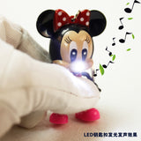 Hot Sale 2016 Mickey Mouse And Minnie Mouse Toys Figures toy key chain Action Figures LED toys Gift Men Women Souvenirs 2 choose