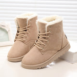 2016 New Warm Winter Boots For Women Ankle Boots Waterproof Snow Girls Boots Female Shoes Suede with Plush Insole Botas Mujer