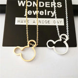 Wholesale 10Pcs/lot  New Fashion Delicate Cute Minnie Mouse Necklace Pendant Sailor Moon Collar Choker Best Friend Gift Bijoux