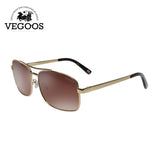 VEGOOS Brand Designer Polarized Sunglasses Men sun glasses whole retro aviation stainless frame oculos de sol masculino #3073