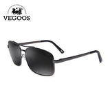 VEGOOS Brand Designer Polarized Sunglasses Men sun glasses whole retro aviation stainless frame oculos de sol masculino #3073