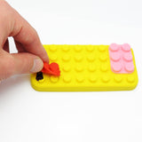 3D building Blocks brick Style Soft Silicone Mobile Phone Protective Cover Case for Apple iphone 5 5s SE 5SE 5/5s