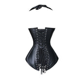 waist trainer corsets  Leather steampunk corselet gothic clothing waist trainer lingerie slimming party corsets and bustiers