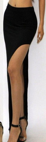 Women long tight maxi skirts with slit Split vintage Bodycon Ladies pencil bandage Fitted skirt jupe longue Female Clothes