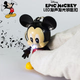 Hot Sale 2016 Mickey Mouse And Minnie Mouse Toys Figures toy key chain Action Figures LED toys Gift Men Women Souvenirs 2 choose