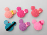 6pcs LOT  MINNIE MOUSE HAIR CLIPS - CARTOON NOVELTY GIRLS MICKEY PRETTY CUTE HAIR PINS