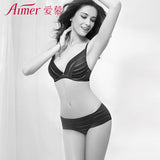 Aimer Women Feel Smooth Panty Stripes Design Low Waist Boy Shorts AM23Y31