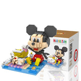 BIG SIZE Mickey Mouse New Minnie Donald Duck Daisy minifigures minecraft building Blocks Action Figure Model Kids Toys 0735