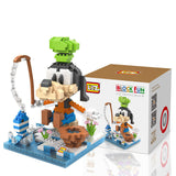 BIG SIZE Mickey Mouse New Minnie Donald Duck Daisy minifigures minecraft building Blocks Action Figure Model Kids Toys 0735