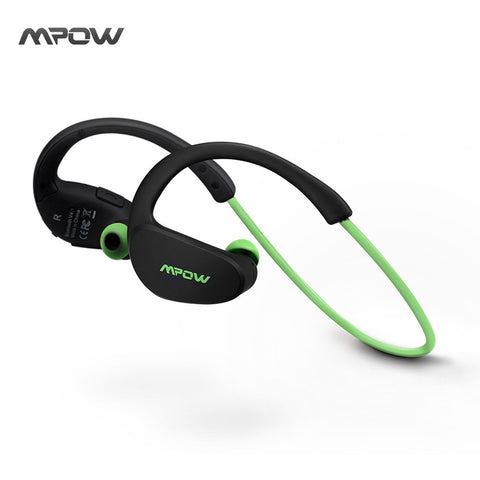 Mpow MBH6 Cheetah 4.1 Bluetooth Headset Headphones Wireless Headphone Microphone AptX Sport Earphone for iPhone Android Phone