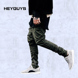 HEYGUYS-army-Pants-Casual-Skinny-Zipper-botton-Sweatpants-Solid-Hip-Hop-high-street-Trousers--Pants-Men-Joggers-Slimming-pants