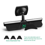 Mpow MCM9B Magnetic CD Slot Car Mount Holder 360 Degree Swivel Universal Black Cradle-less Car Phone Holder for iPhone Android