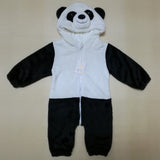 Free Shipping 2016 New Cute Animal Panda One Piece Long Sleeve Cotton Newborn Baby Romper Baby Costume Clothing Clothes