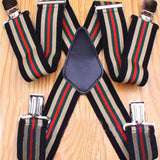 Men Suspender Elastic New Fashion 50mm Wide Mens Gentles Braces Plain Heavy Duty durable Suspender Elastic