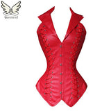 waist trainer corsets  Leather steampunk corselet gothic clothing waist trainer lingerie slimming party corsets and bustiers