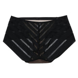 Aimer Women Feel Smooth Panty Stripes Design Low Waist Boy Shorts AM23Y31