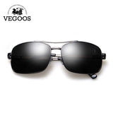 VEGOOS Brand Designer Polarized Sunglasses Men sun glasses whole retro aviation stainless frame oculos de sol masculino #3073