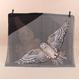 s 2016 Women Summer Scarf dLong Cape Scarves Shawl Owl Printed Scarf Big Size Lion and Angel pashmina Lonely patients girl Printed