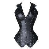 waist trainer corsets  Leather steampunk corselet gothic clothing waist trainer lingerie slimming party corsets and bustiers