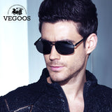 VEGOOS Brand Designer Polarized Sunglasses Men sun glasses whole retro aviation stainless frame oculos de sol masculino #3073