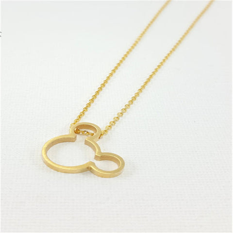 Wholesale 10Pcs/lot  New Fashion Delicate Cute Minnie Mouse Necklace Pendant Sailor Moon Collar Choker Best Friend Gift Bijoux