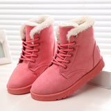 2016 New Warm Winter Boots For Women Ankle Boots Waterproof Snow Girls Boots Female Shoes Suede with Plush Insole Botas Mujer