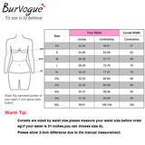 Burvogue Women Corset  Waist Corsets  Black Latex Zipper Underbust Corset Slimming 9 Steel Bone Body Shaper Corset
