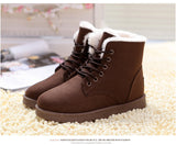 2016 New Warm Winter Boots For Women Ankle Boots Waterproof Snow Girls Boots Female Shoes Suede with Plush Insole Botas Mujer