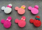 6pcs LOT  MINNIE MOUSE HAIR CLIPS - CARTOON NOVELTY GIRLS MICKEY PRETTY CUTE HAIR PINS