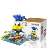 BIG SIZE Mickey Mouse New Minnie Donald Duck Daisy minifigures minecraft building Blocks Action Figure Model Kids Toys 0735