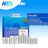 Panasonic High Preformance AAA*4 AA*6 Rechargeable Battery Smart Charge Family Pack