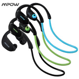 Mpow MBH6 Cheetah 4.1 Bluetooth Headset Headphones Wireless Headphone Microphone AptX Sport Earphone for iPhone Android Phone